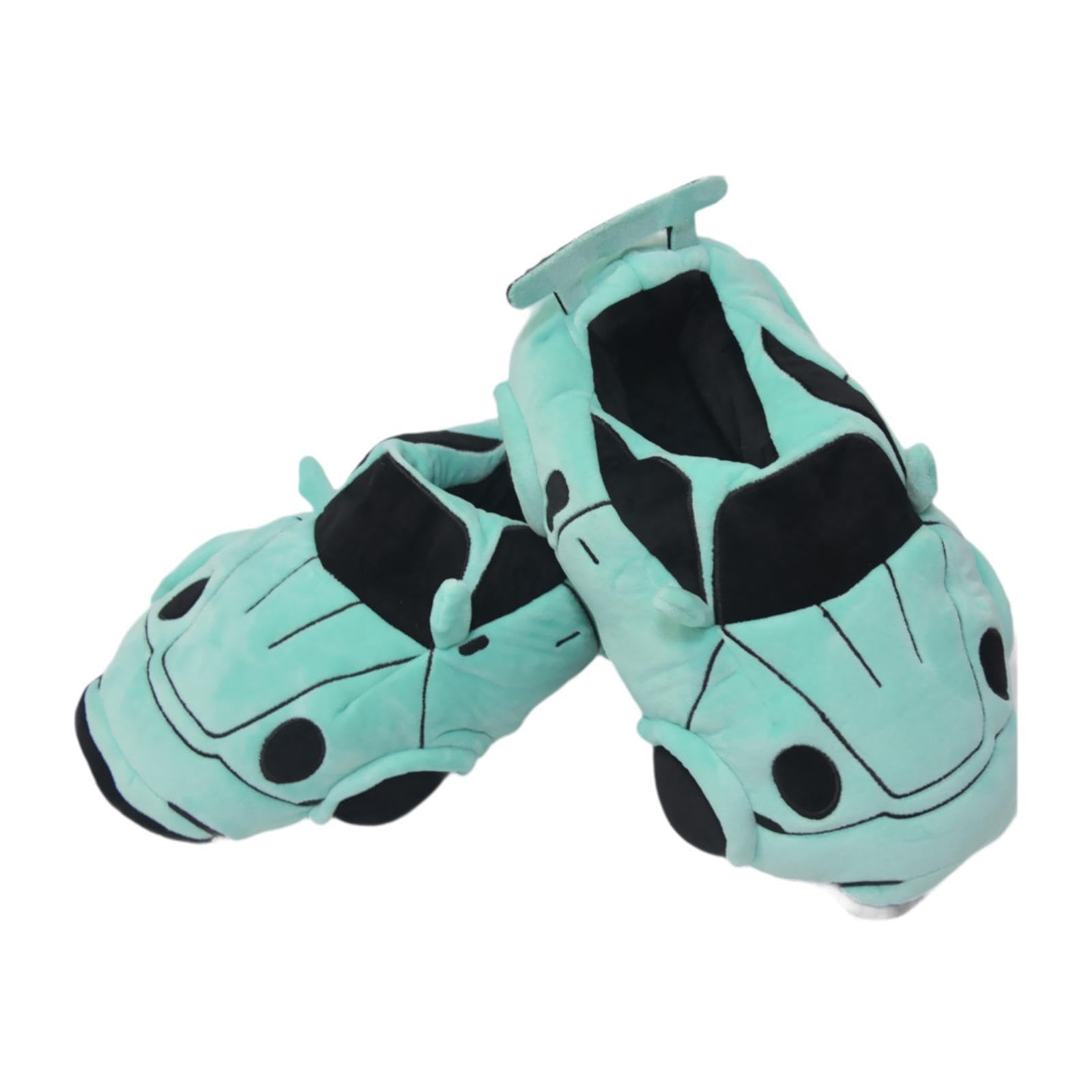 TISHITA Pantuflas Invierno Zapatillas Coche Casa Peluche Suaves Antideslizantes con Diseño Divertido Y Confort Térmico Adecuadas para Hombres Mujeres Y Adulto