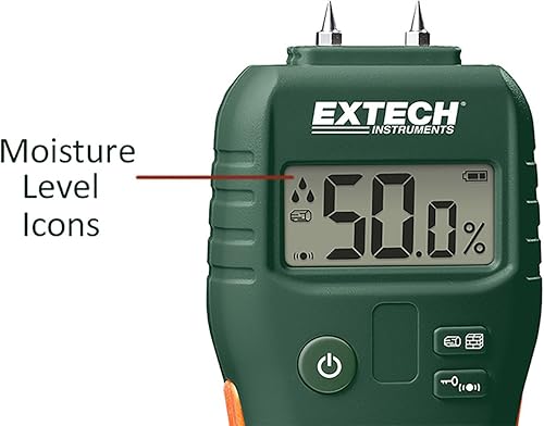 Miniatura 4 de Higrómetro compacto Extech MO50 con pines