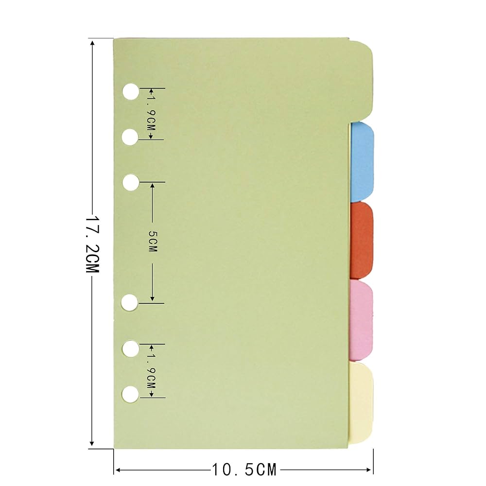 Amazon | Bluecell 4セット ペーパーディバイダー インデックス