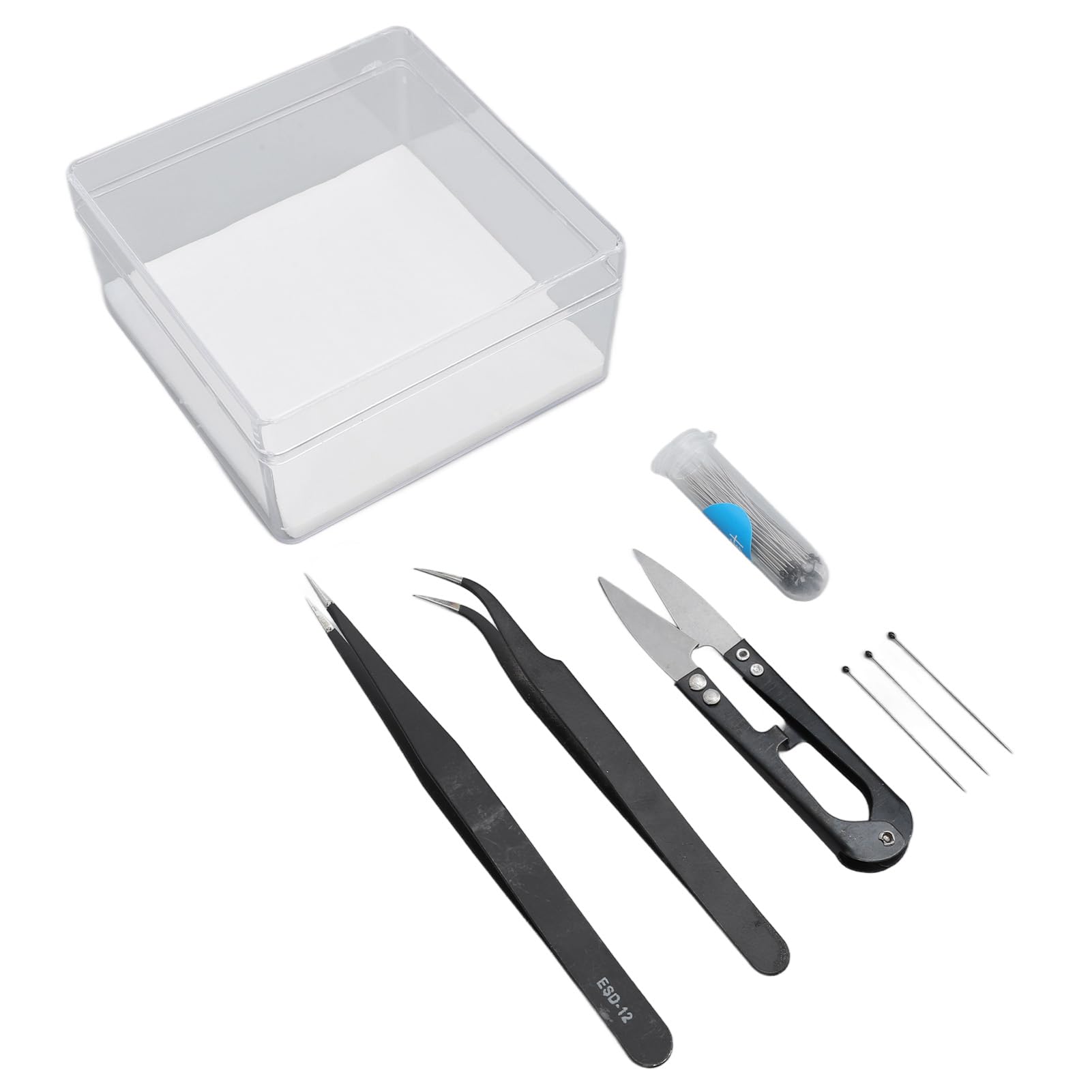 Tyenaza Kit D'outils pour Spécimens D'insectes, 8 Feuilles De Presse à Papier, Planche à Papillons en Mousse EVA, 100 épingles Papillon en Acier Inoxydable pour la Collecte De Spécimens De Papillons