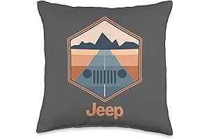 Jeep Compass Evolution Front Grille Horizon Throw Pillow