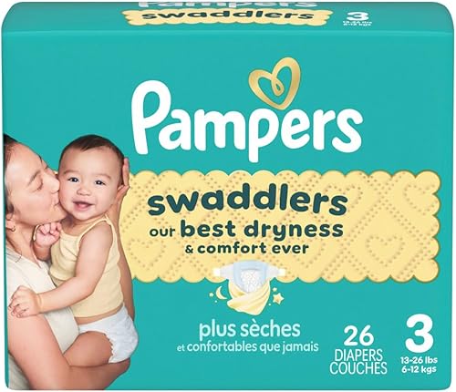 Miniatura 225 de Pampers Swaddlers - Pañales desechables muy suaves para bebé talla 1, 198