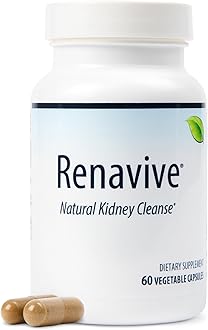 Renavive Kidney Cleanse - Premium Kidney Support Supplement with Chanca Piedra Stone Breaker - Supports Natural Cleansing & Urinary Tract Health - 60 Capsules
