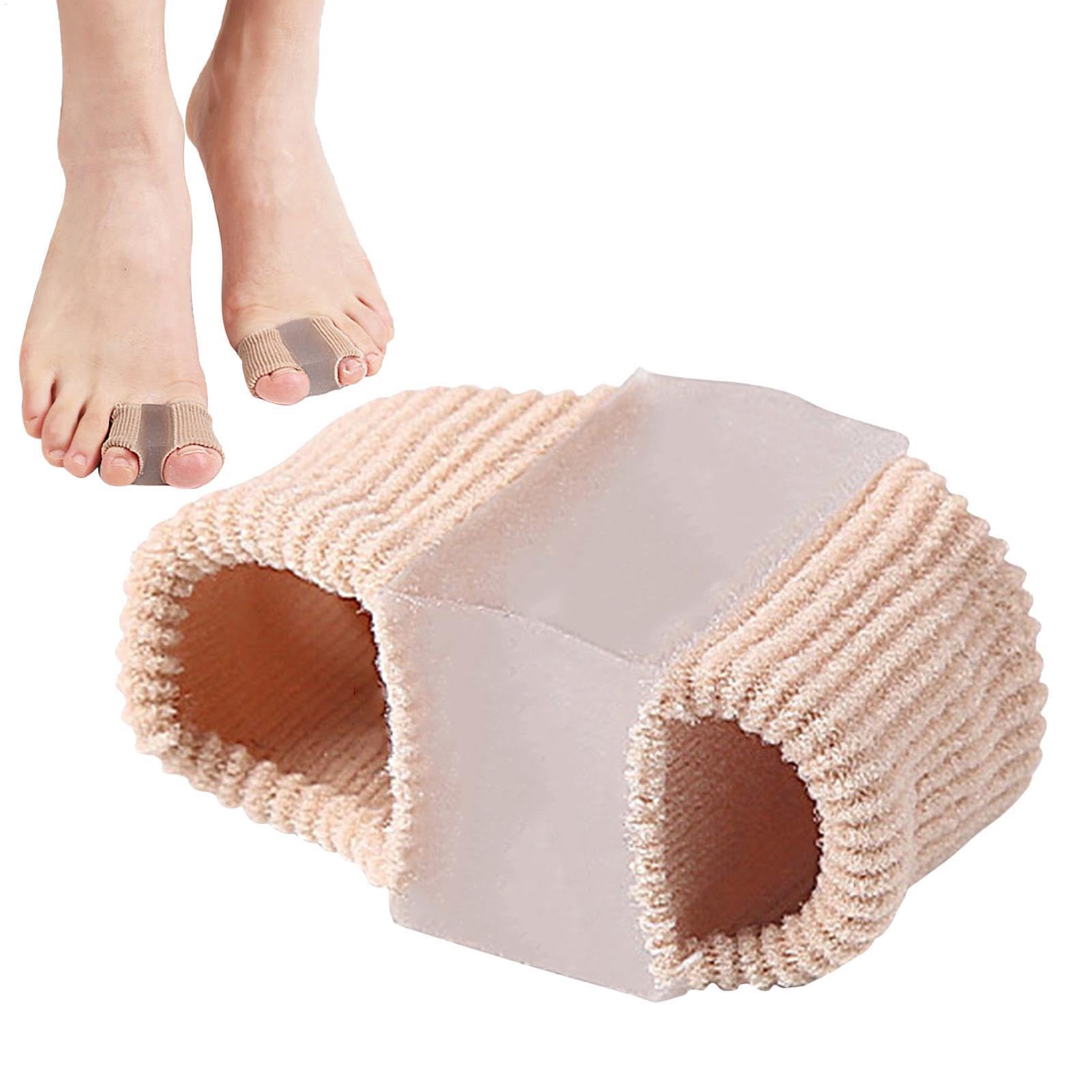 Toe Separator - Gel Toe Spacers, Overlapping Toes Bunions Reliefs Alignment | First Two Toes Soft Flexible Toe Stretchers For Foot Hammer Toe And Yoga, Comfortable Foot Care Tool For Men And Women Toe