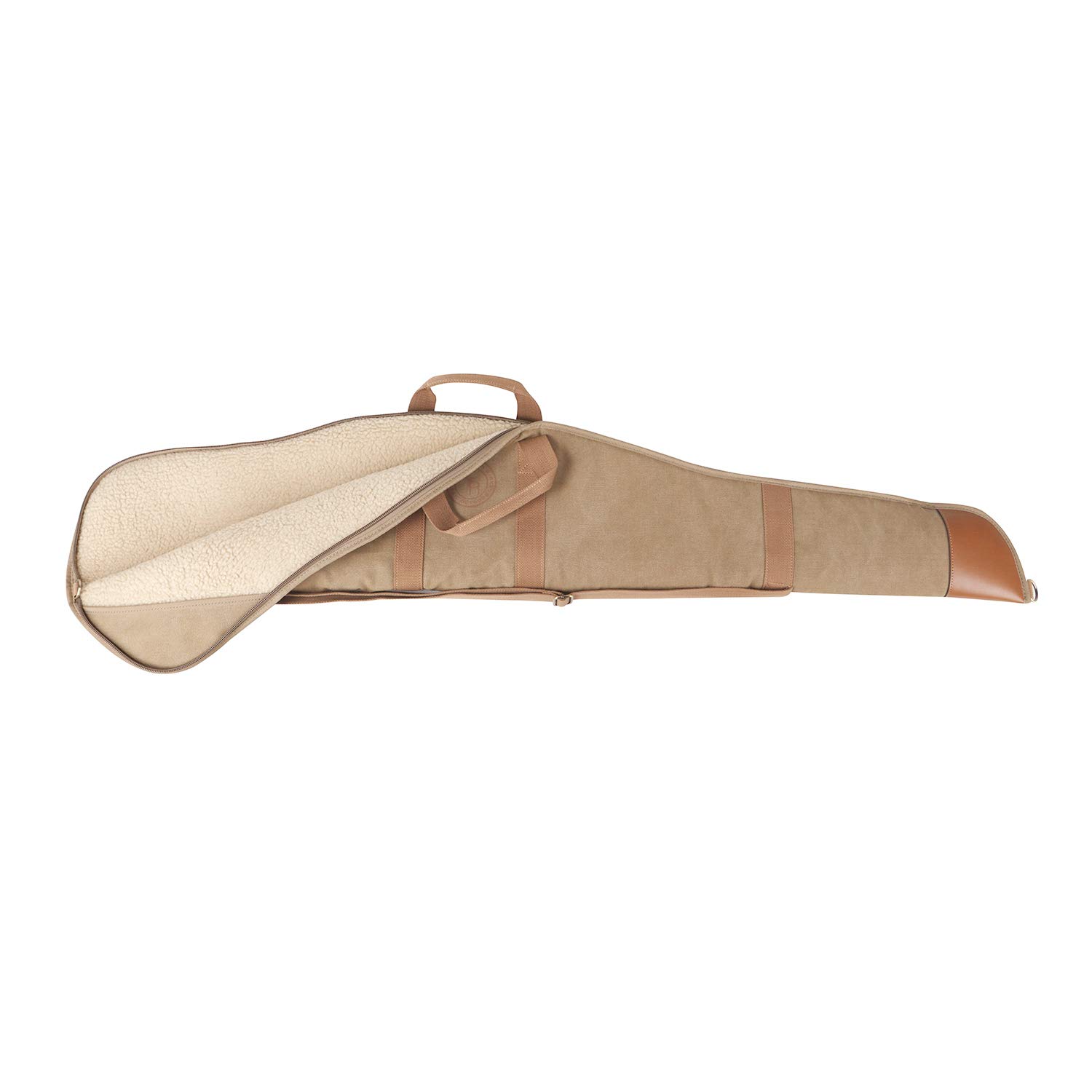 TOURBON Caza 16 oz lona cuero Trim suave acolchado pistola bolsa Scoped Rifle Slip Case - 52 pulgadas