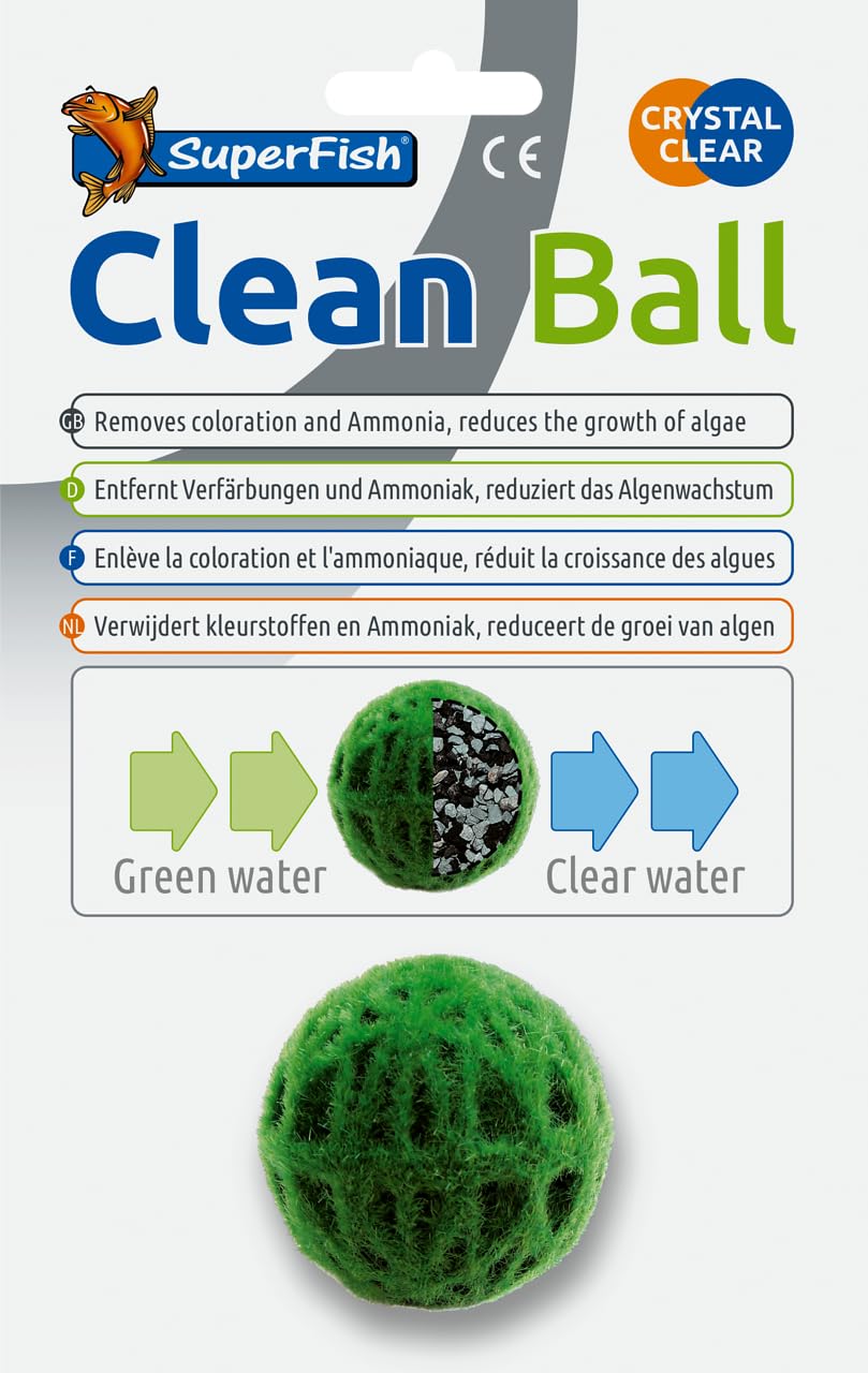 Superfish Clean Ball aquarium filter aid addition (Moss Ball Affect)