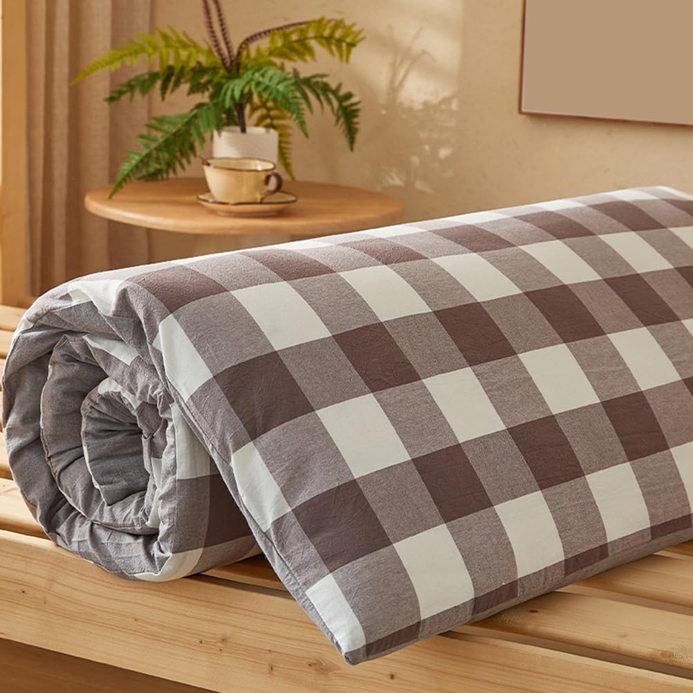 Imprimé Housse de Protection pour Futon, Amovible Housse de Matelas Futon de Sol avec Fermeture Éclair, Plaid Couverture Housse de Matelas Housse Protection pour Matelas,F,150x200cm/59x79in