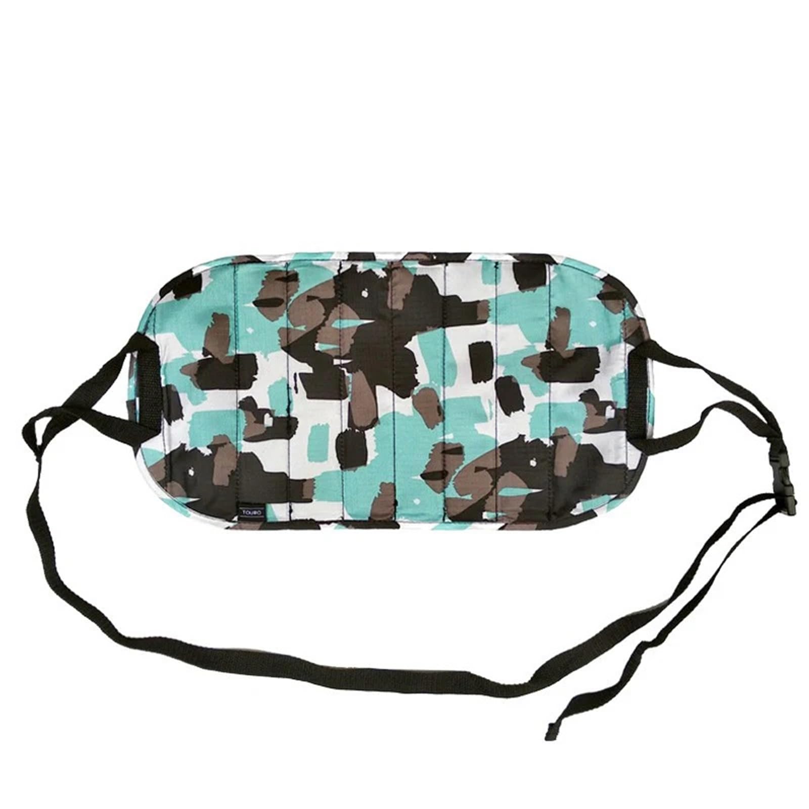 Cuscino for viaggi a lunga distanza in aereo ferroviario ad alta velocità for dormire da viaggio Poggiagambe Accessorio for(Green and black)