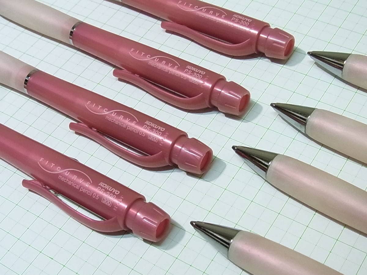 KOKUYO PS-300TPシャープペンシル（フィットカーブ）透明ピンク KOKUYO PS-300TPシャープペンシル（フィットカーブ）透明ピンク