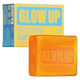 Red by Kiss Glow Up Skin Toning Bar Soap with Kojic Acid & Turmeric for Dark Spots, Scars, Body Acne, Hyperpigmentation, Radiant Glow & Even Skin Tone (Original Citrus Bar)
