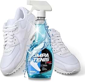 Limpa Tênis Provita Spray Premium Removedor de Manchas Espuma Magica para Calcados Nylon Borracha Tecido Couro Sintetico Cadarços 500ml