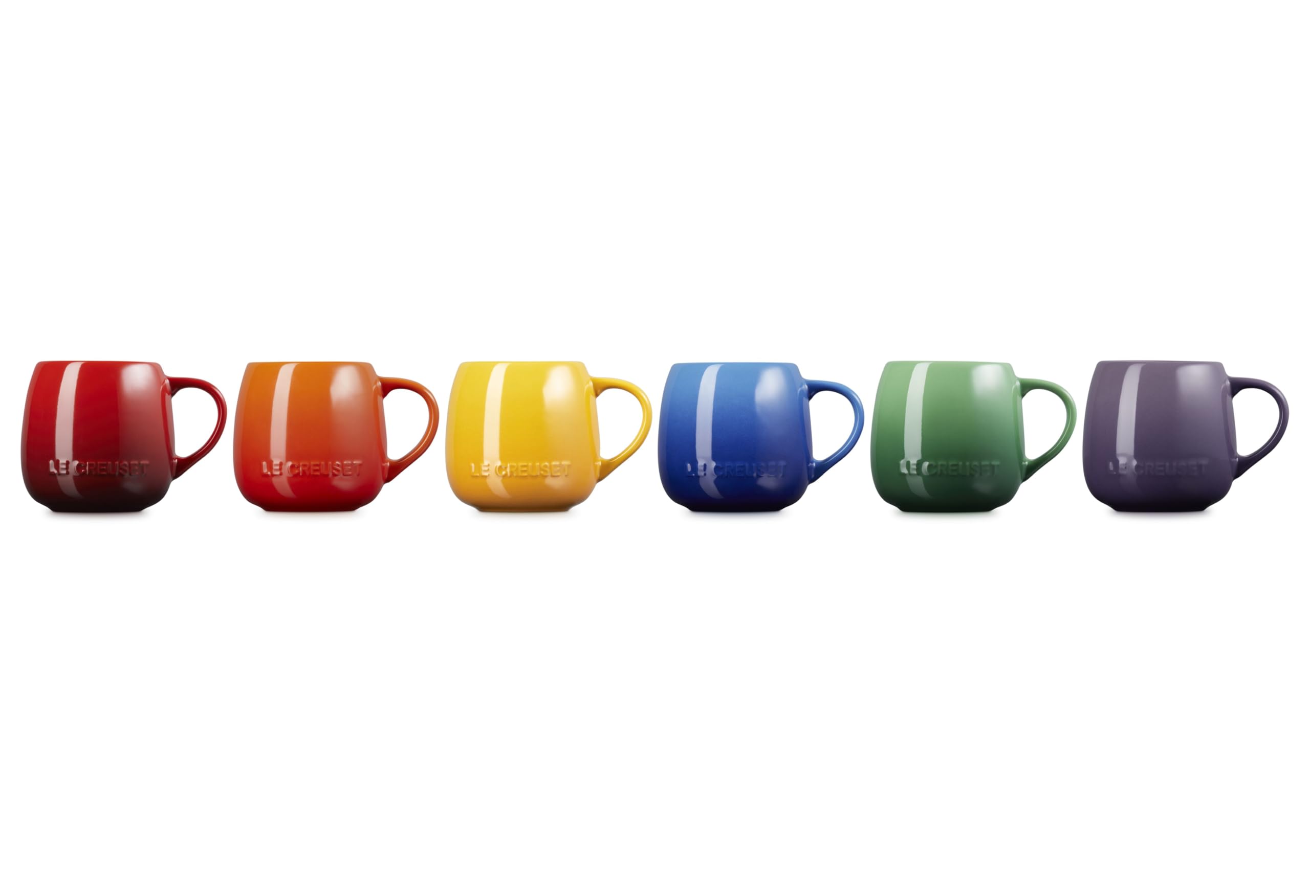 LE CREUSET Set di 6 tazze in gres Rainbow