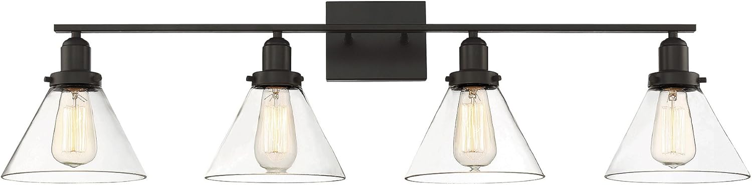 Savoy House 8-9130-4-13 Drake 4-Light Bath Bar in English Bronze