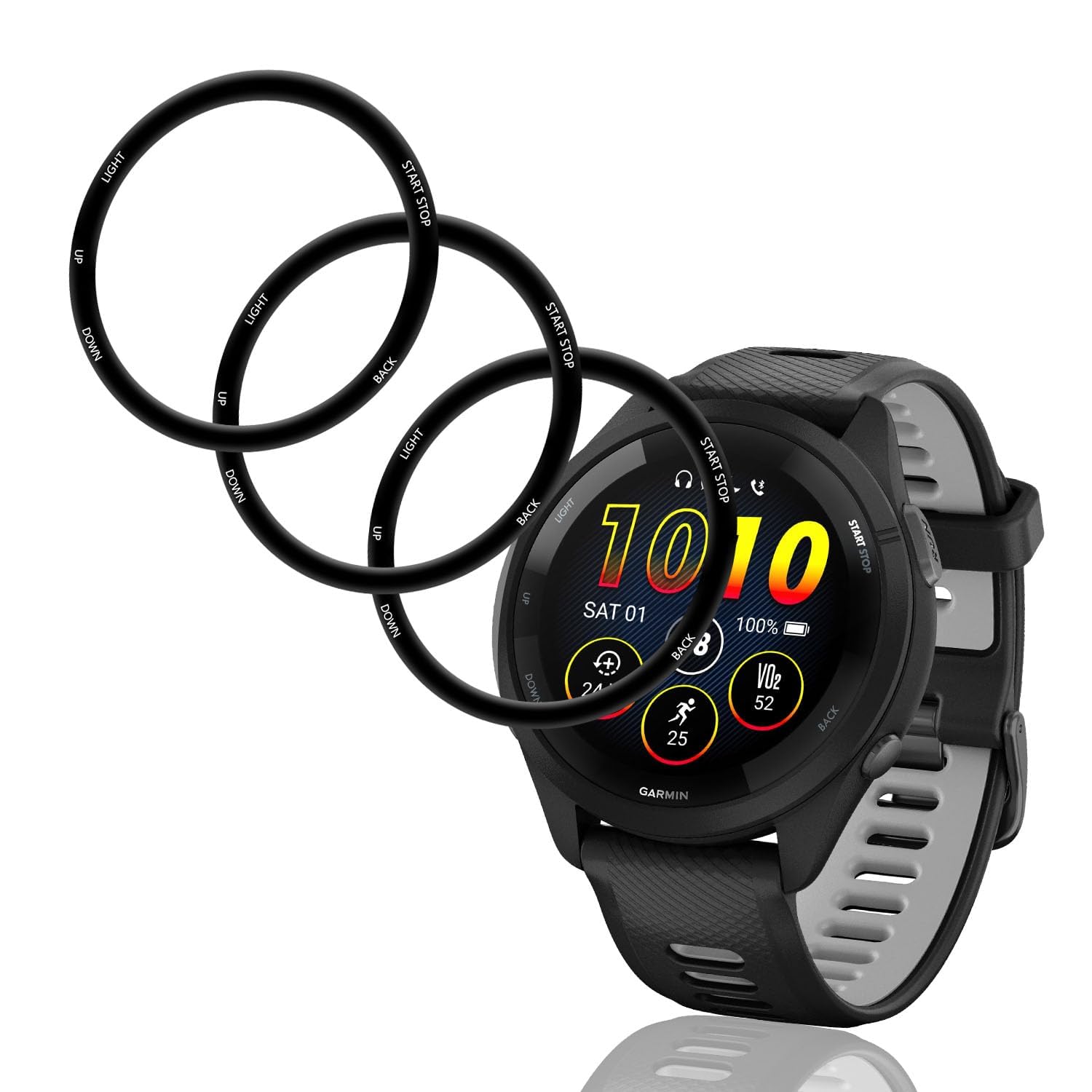Amazon | 【3枚セット】用 garmin 265 / garmin 265 Music フィルム