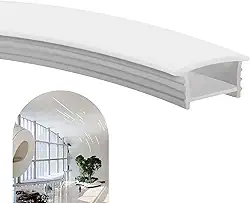 Perfil 5m Embutir 30x20mm Flexível Silicone Para Fita Led