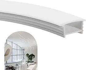 Perfil 5m Embutir 30x20mm Flexível Silicone Para Fita Led