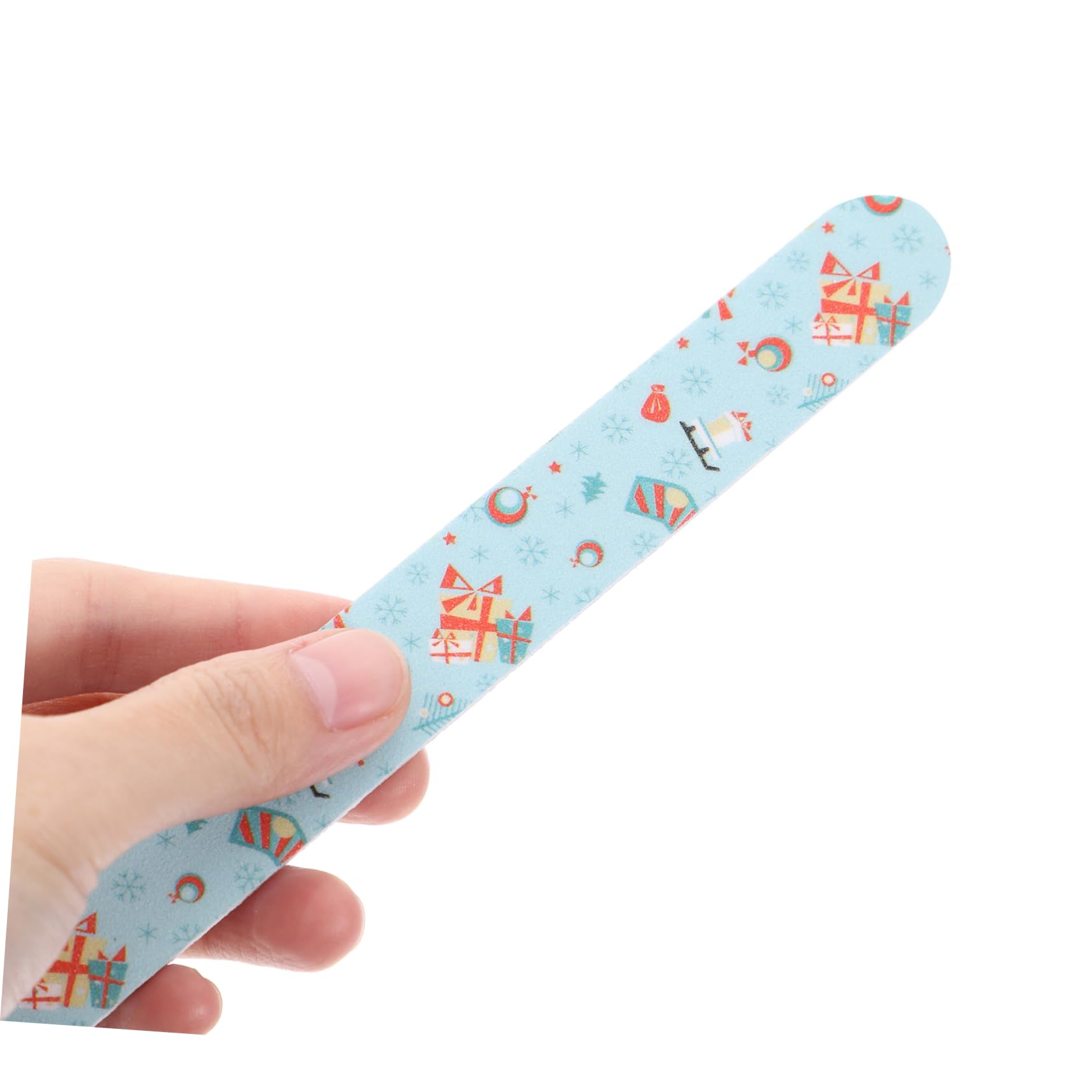 12pezzi Limette per Unghie Natalizie per Manicure e Pedicure Lucidanti Fai da Te Leggeri e Portatili per Saloni di Bellezza Art Casa Stile Casuale