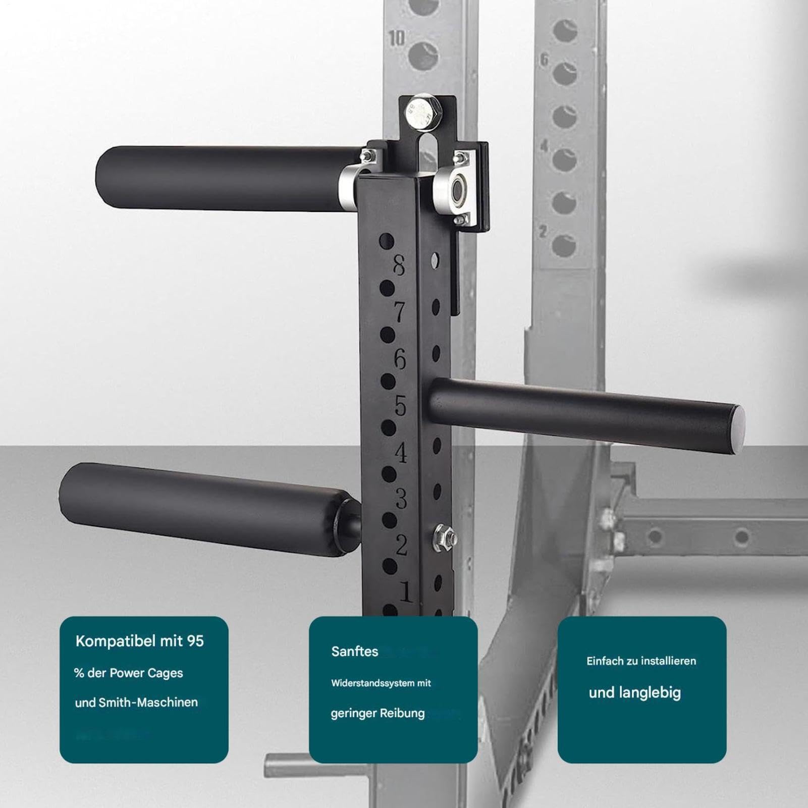 Beincurl Attachment, Verstellbares Beinstrecker Zubehör Für Kniebeugenrack | Heimtrainingsgerät Für Beintraining Zu Hause