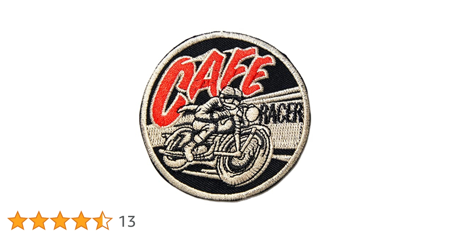 レプリカ　ワッペン Amazon.co.jp: 刺繍アイロン バイカーワッペン【CAFE RACER