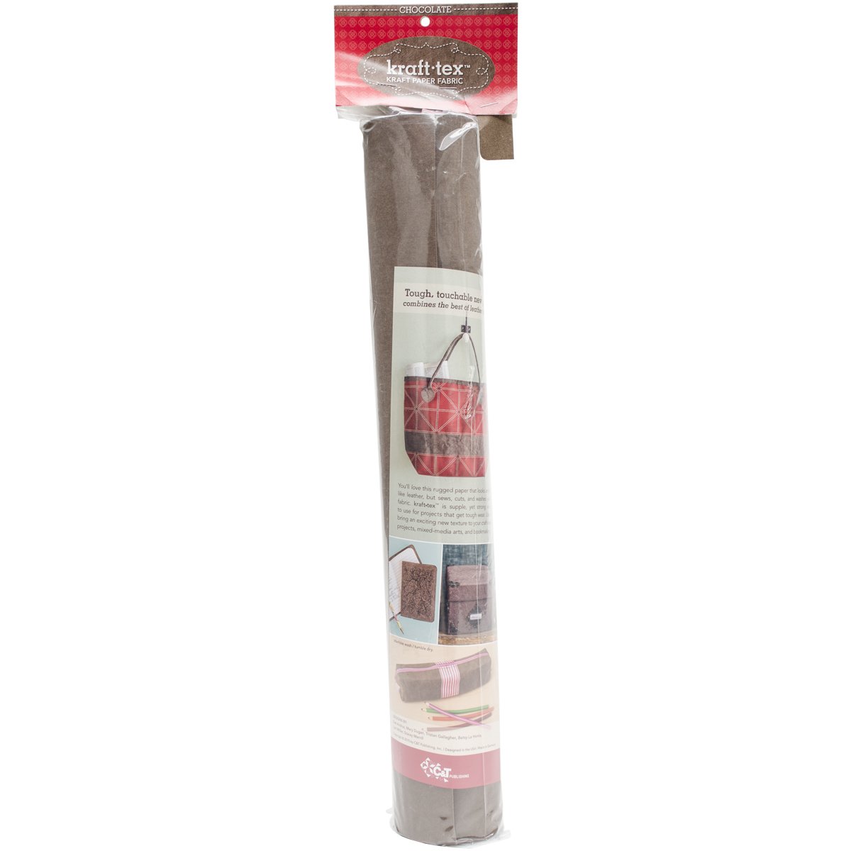 kraft-tex® Basics Roll, Chocolate: Kraft Paper Fabric