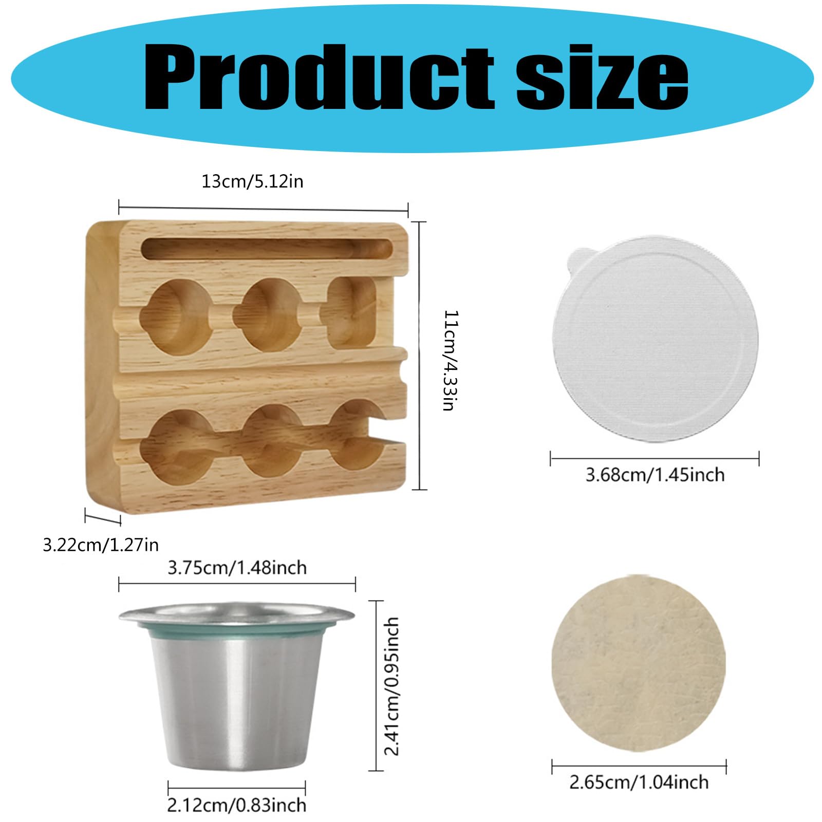 Cesta de filtro, adaptador de filtro para CitiZ C112 D112 C60