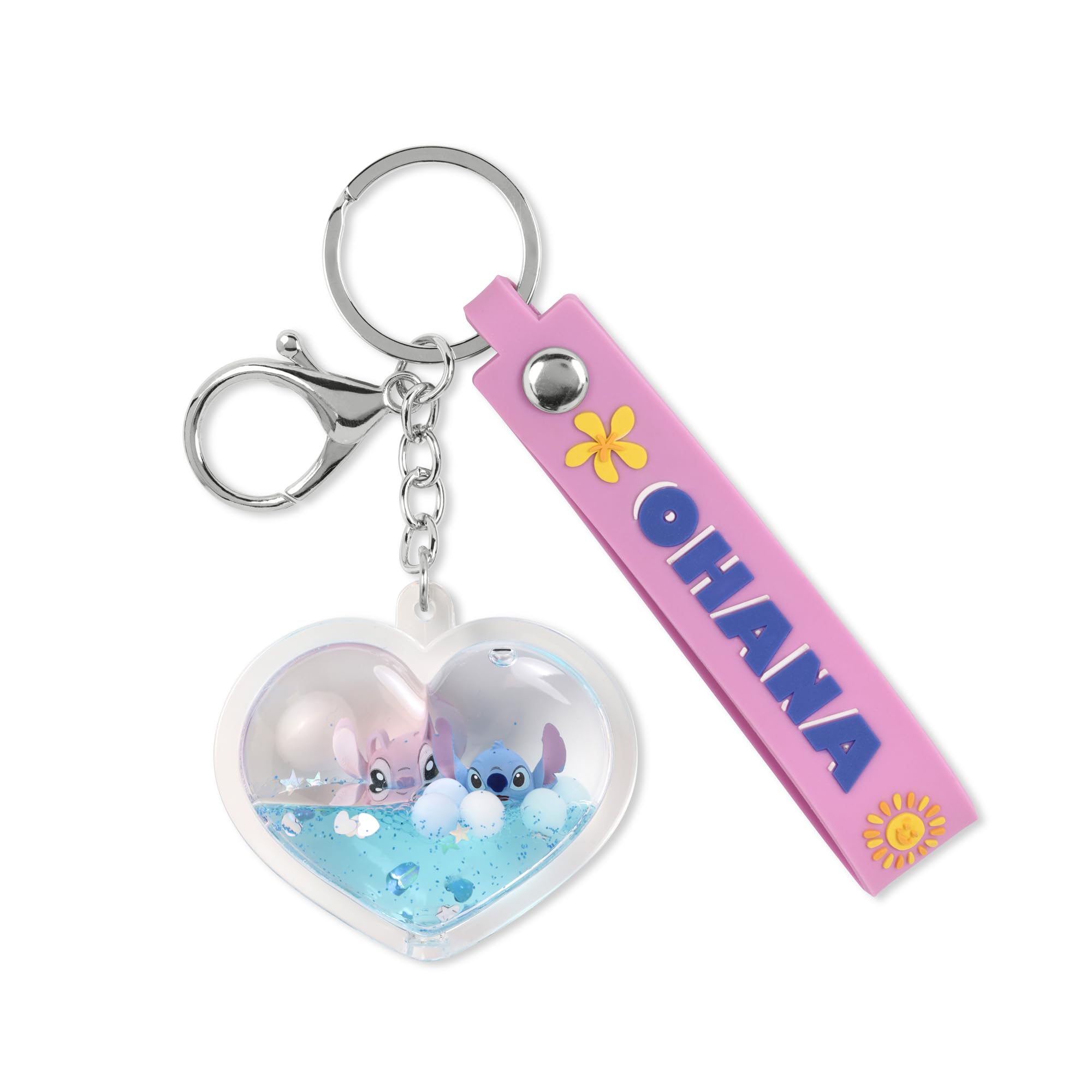 Disney LIQUID STITCH OHANA KEY CHAIN