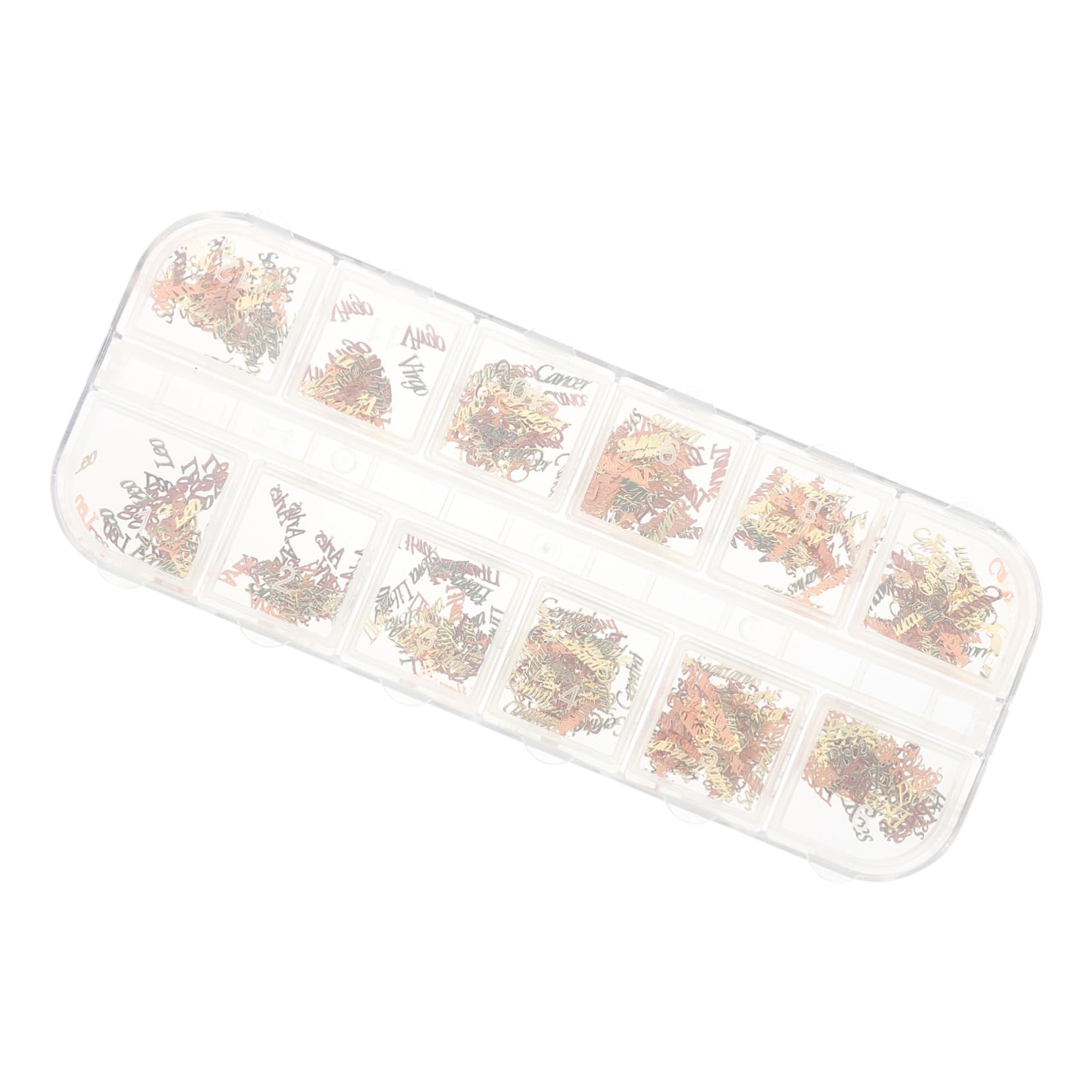 PACKOVE 5 Boîtes Charms de Nail Art des Décorations Manucure pour Créations Diy Couleur