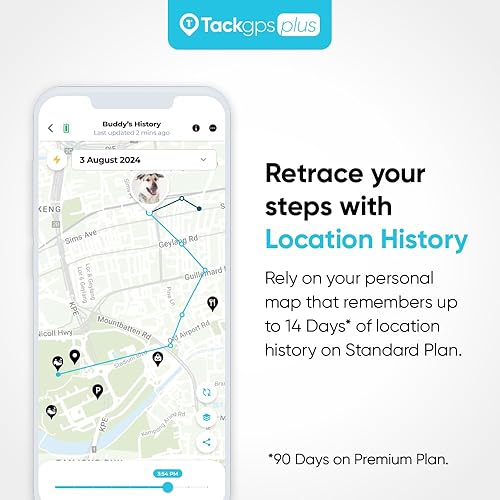 Miniatura 6 de Tack GPS Plus tarifa mensual más baja Duración de la batería de 30 días  Certificado FCC - Niños, niños, mascotas, perros, gatos, ancianos,