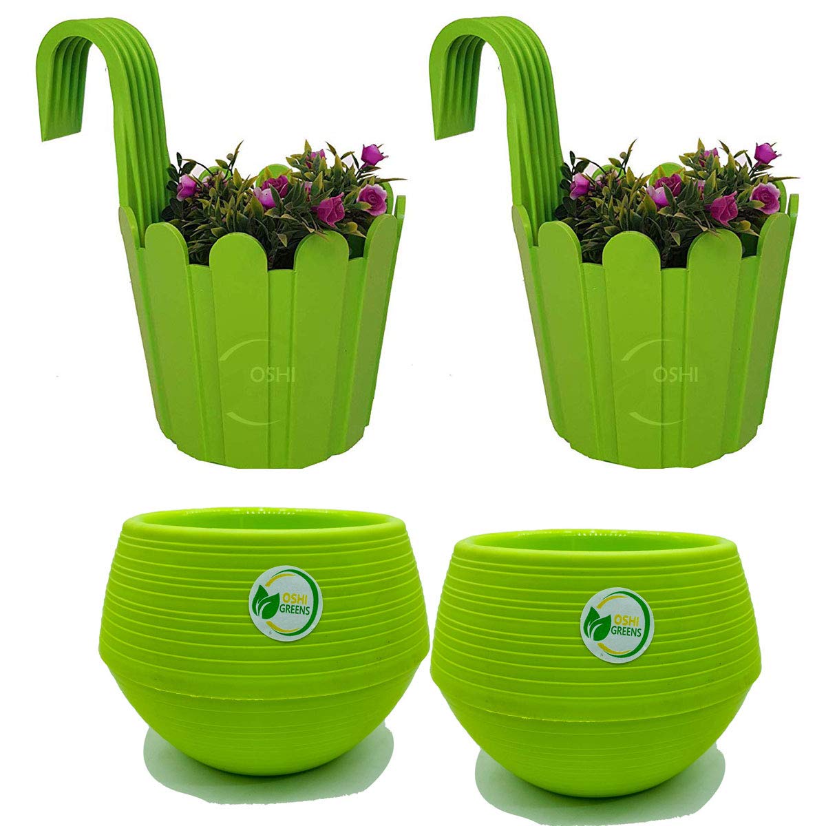 OSHIGREENS Flower POTS Combo Indoor and Outdoor PLANTERS Pack of 2 PCS