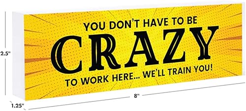 Vista 24 de Andaz Press Divertido plato de escritorio de oficina, placa acrílica Sell Some Shit para el hogar, escritorio, gerente, jefe, trabajo, compañero