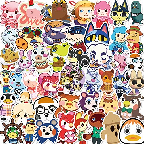 Animal Sticker Wasserdicht Cartoon Kinderspielzeug Mixed Sticker Scooter Fahrrad Mobile Laptop Travel 50Pcs