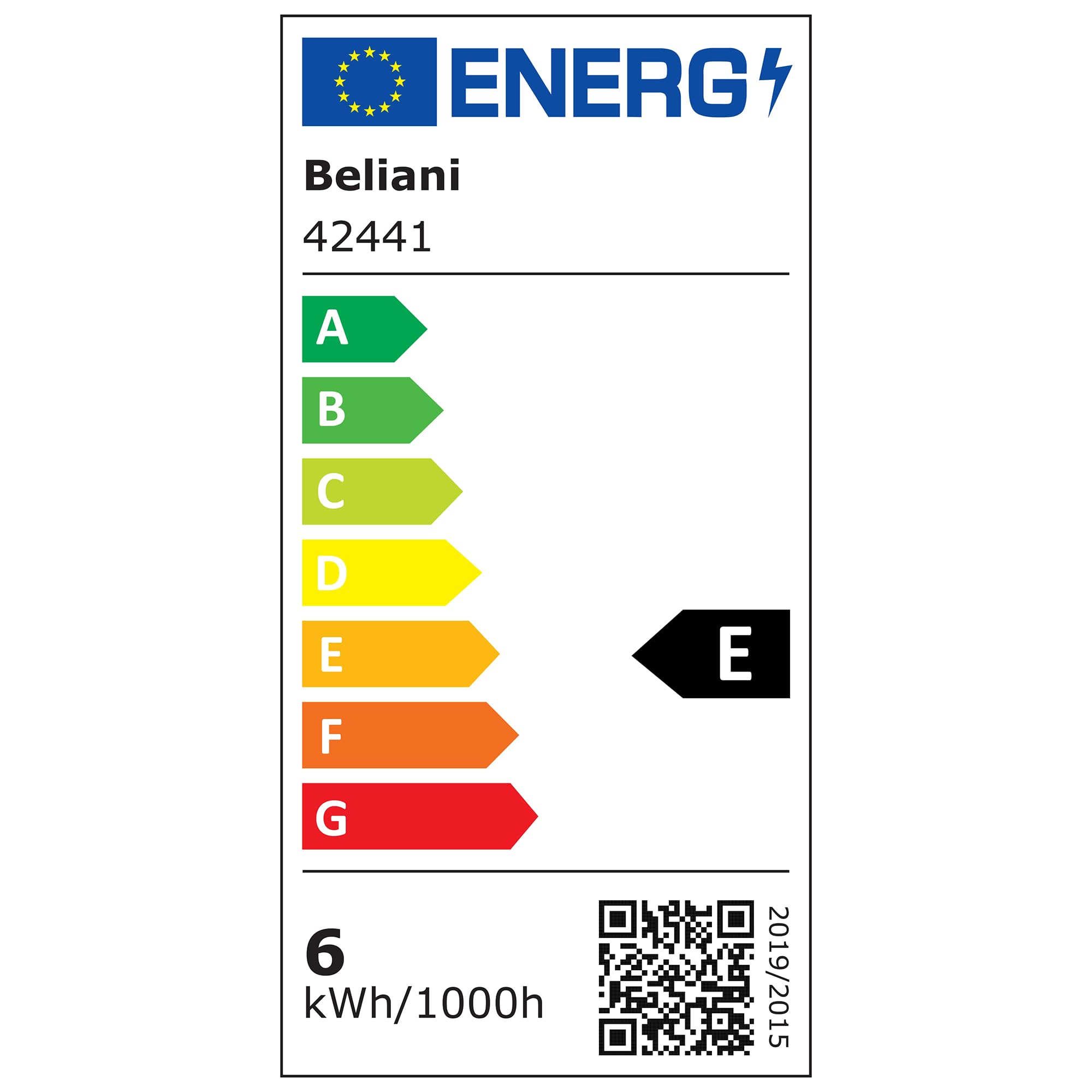 Beliani Lampada da scrivania moderna a LED con portapenne 3 modalità Materiale sintetico Paralume regolabile Nero