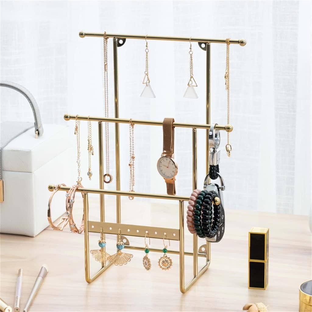 Dressing Table Jewelry Rack Earring Storage Rack Light Luxury Earrings Household Wall Hanging Display Rack