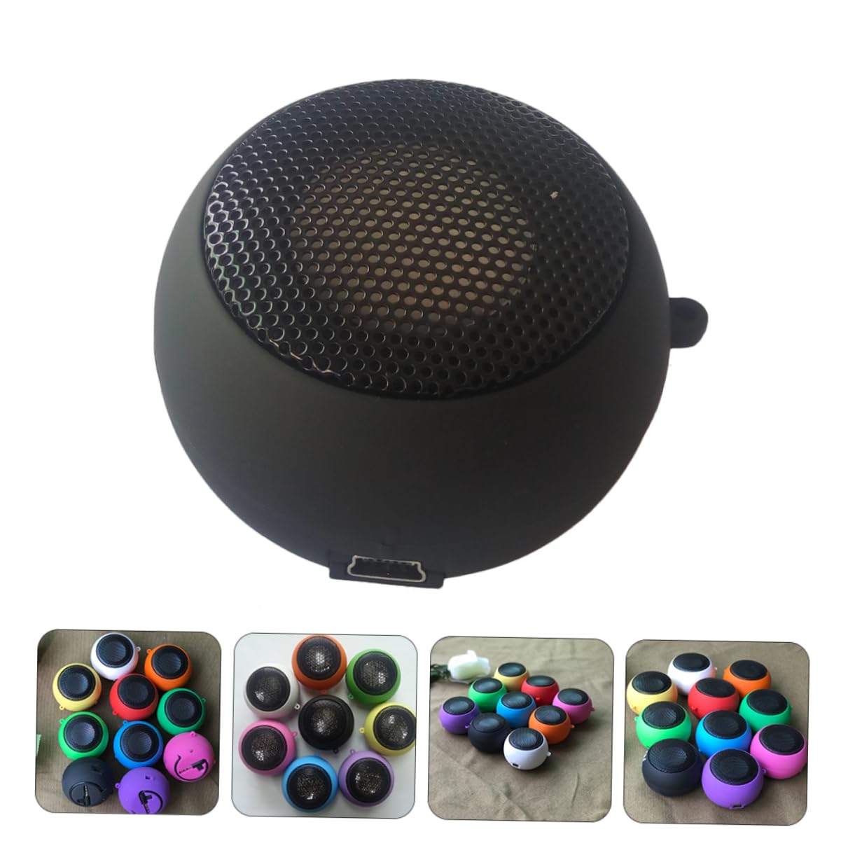 SEWACC Wired Present Speaker with Aux Input Rechargeable Speaker for Phone Desktop and Laptop Portable Audio Device for Home Office School