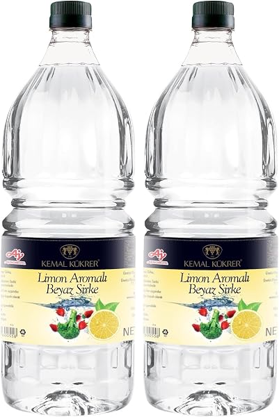 Kemal Kükrer Limon Aromalı Beyaz Sirke 2 Litre (2 paketi)