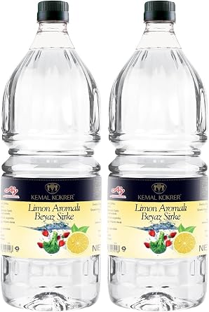 Kemal K krer Limon Aromal  Beyaz Sirke 2 Litre 2 paketi