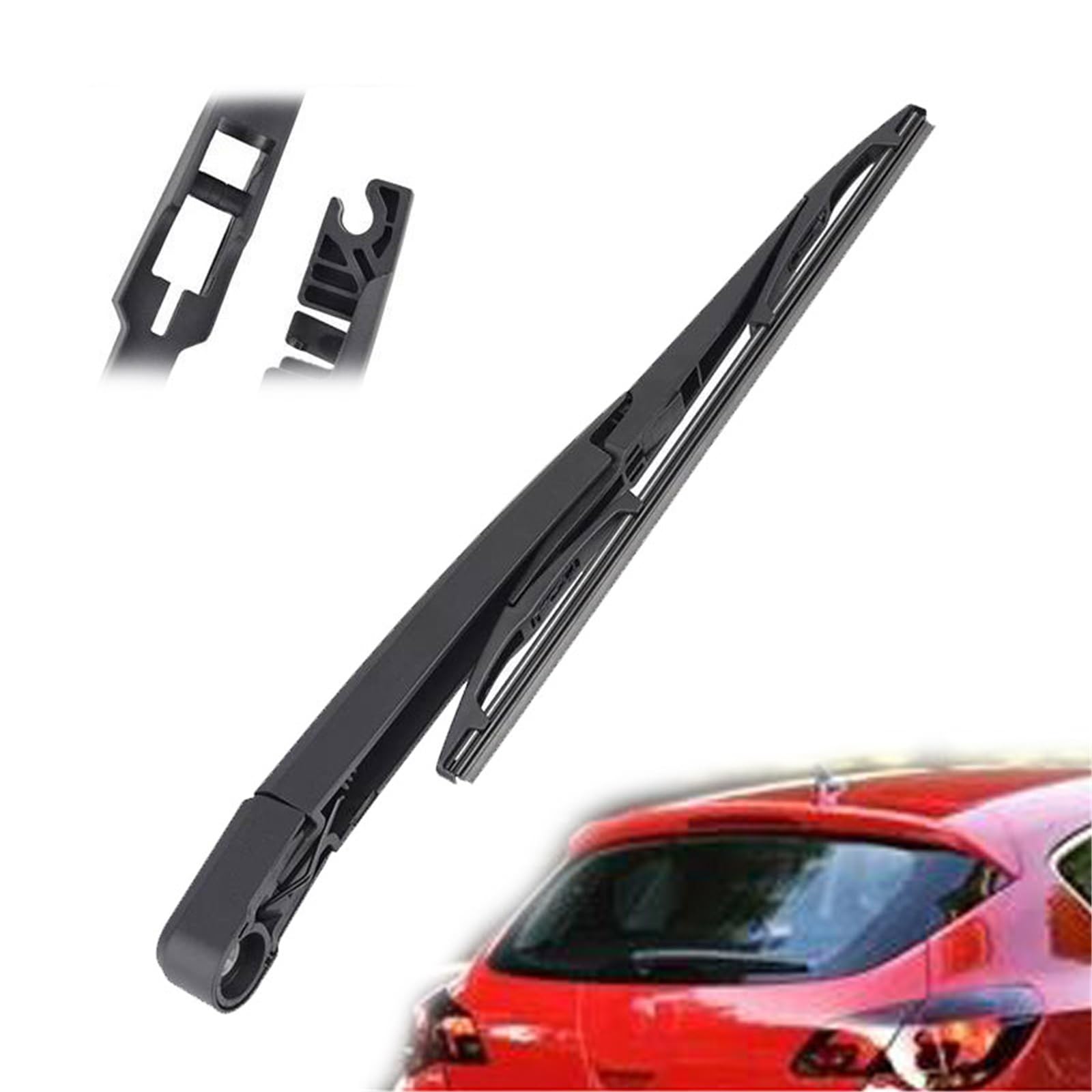 Kit Set Braccio E Spazzola Tergicristallo Posteriore da 12" per O&pel per Astra J 2009-2015 Parabrezza Parabrezza Portellone Posteriore Finestrino Spazzola Antipioggia Tergicristallo