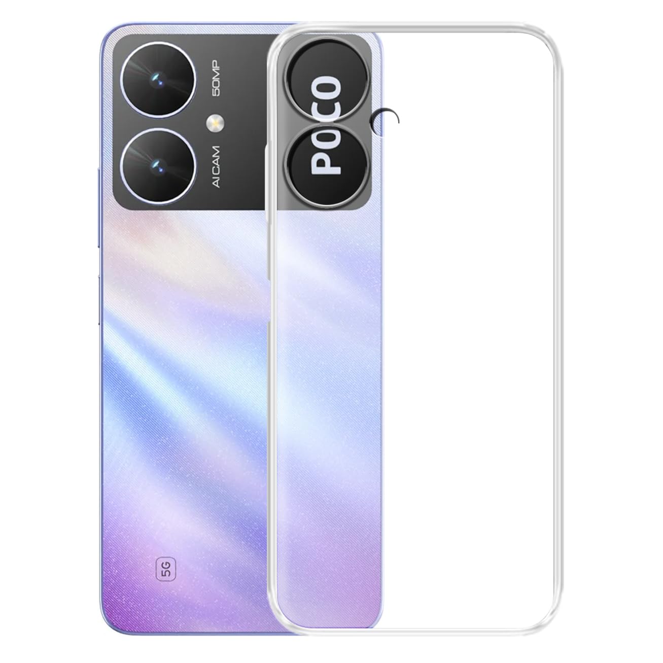Zapcase Back Case Cover for Poco M6 5G | Compatible for Poco M6 5G Back Case Cover | 360 Degree Protection | Soft and Flexible (TPU | Transparent) (B0CYX98SMN) Amazon Price History, Amazon Price Tracker