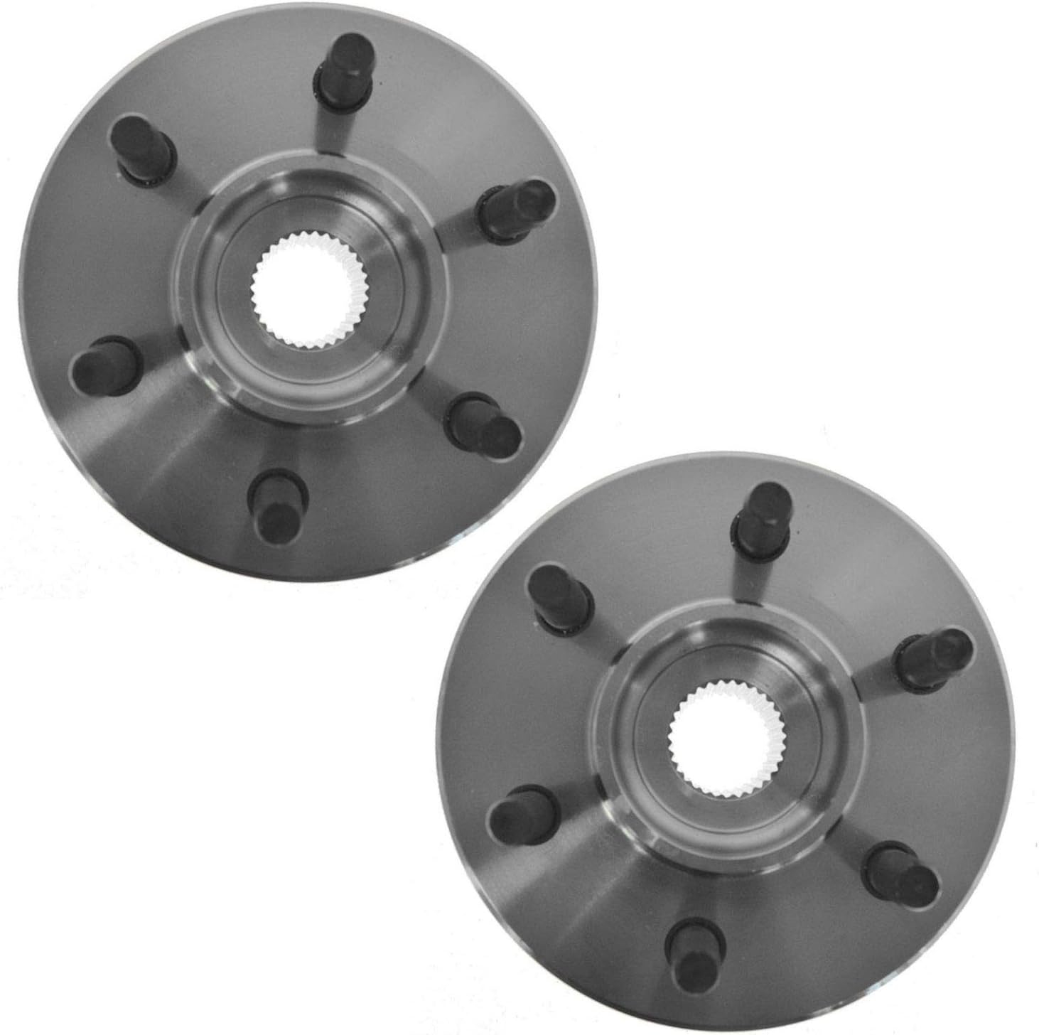 2 Piece Front Wheel Bearing & Hub Assembly Set 4WD Compatible with 1997-2004 Dodge Dakota 1998-2003 Durango