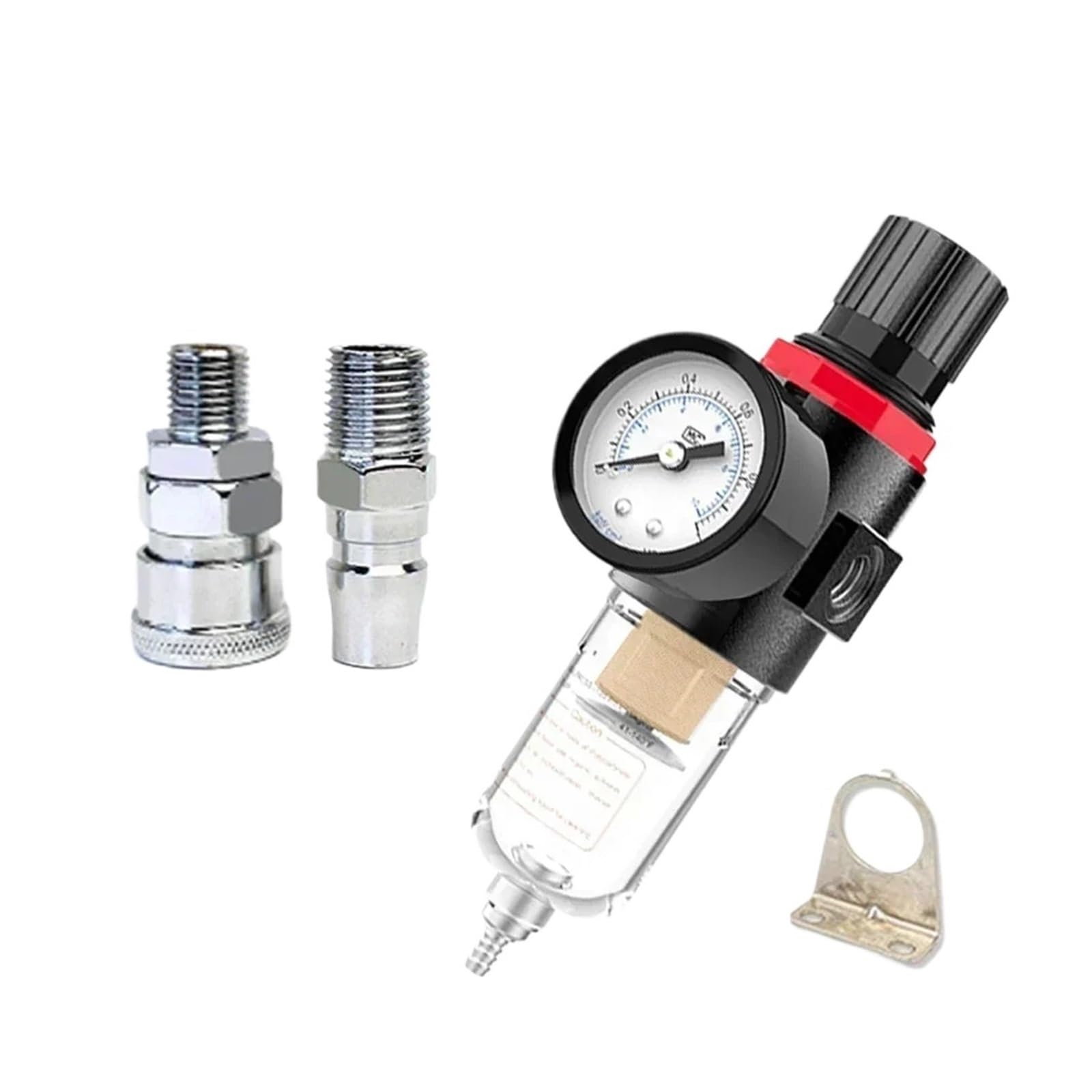 AYNRJKKX AFR2000 1/4 Pneumatic Filter for Air Compressor Moisture Separator Pressure Regulator Oil Water Device(AFR2000 SM20 PM20)
