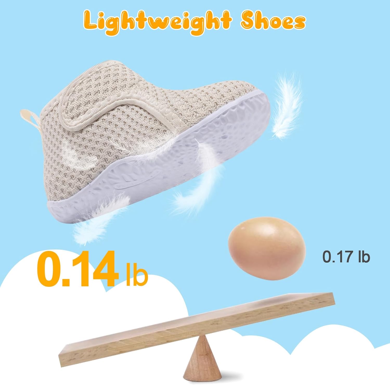 FEETCITY Lightweight Baby Sock Shoes Baby Walking Shoes Boys Girls Infant High-Top Shoe 12-18 Months - Image 4