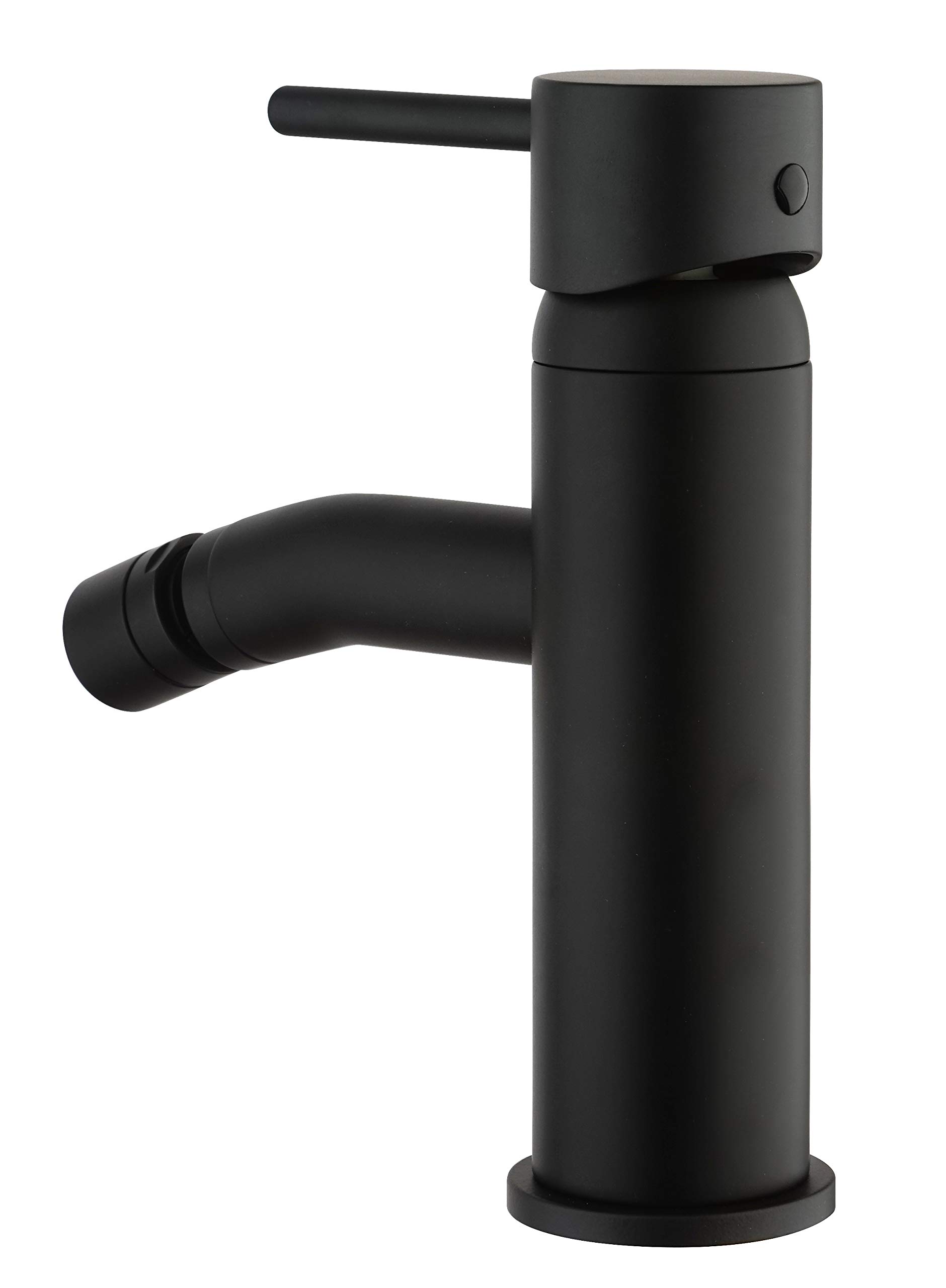 Paini - Diana Rubinetto Miscelatore Bagno Monocomando per Bidet in Ottone, Finiture Nere e Opache, Design accattivante, Interamente Prodotto e Lavorato in Italia