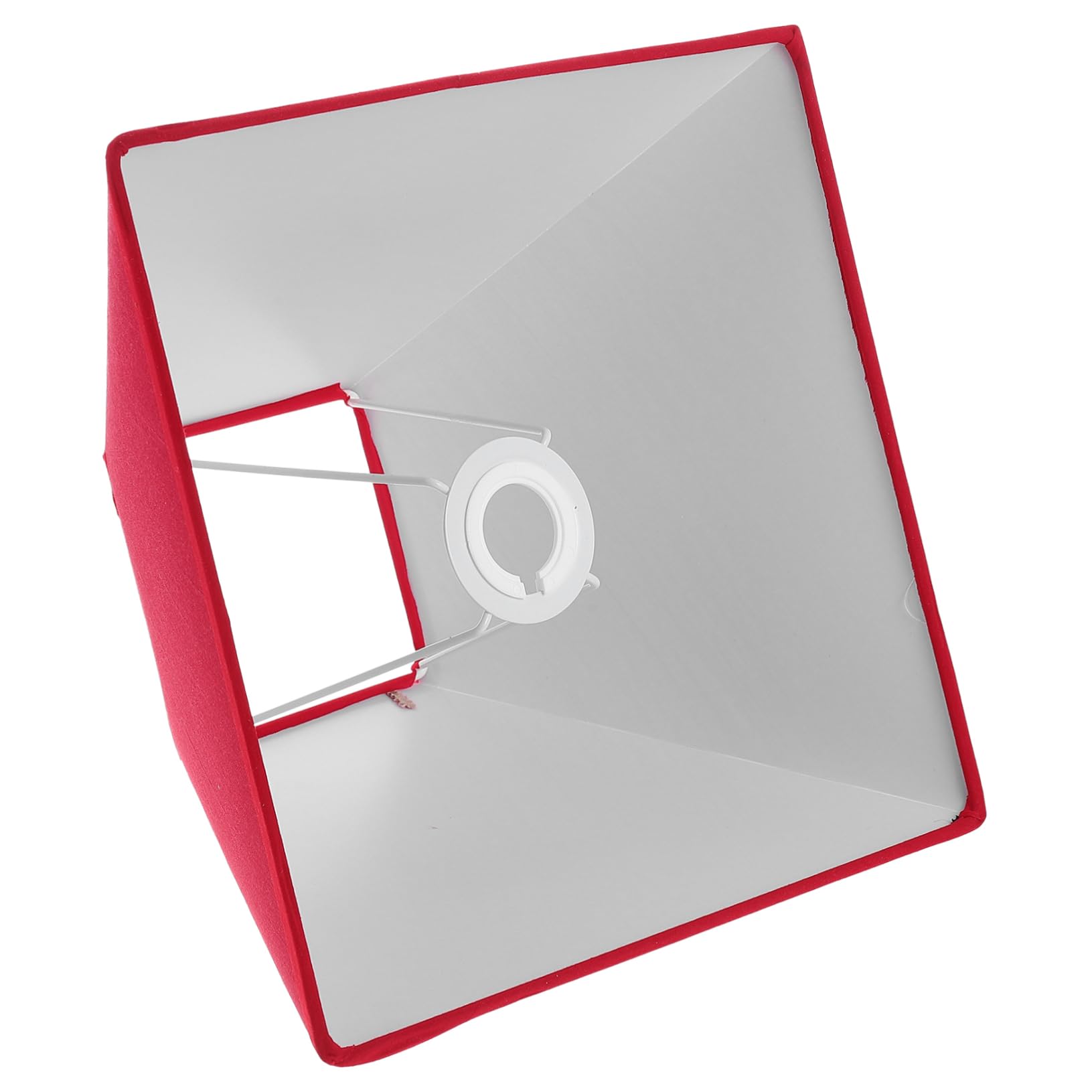 Tofficu Abat-jour Accessoire pour Couvercle de Lampe Éclairage Décoratif Diffus et Protection Murale en Tissu Rouge pour Lampe de Plafond et Murale pour Chambre
