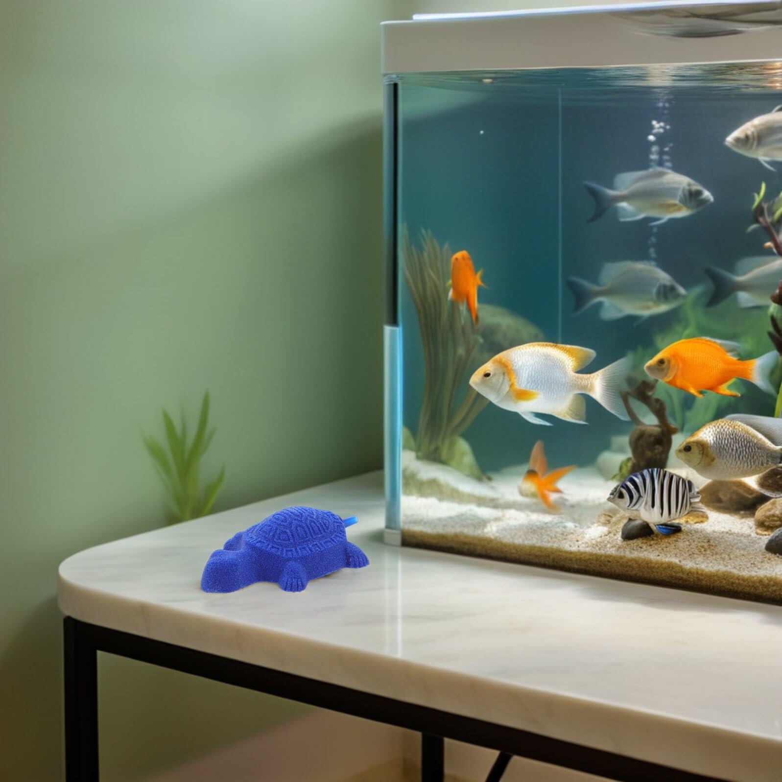 Difusor de Burbujas para Acuario 5 Piezas Piedra de Aire Decorativa para Pecera y Tortuga Liberador de Oxígeno Burbujas Finas Accesorio Funcional para Acuarios y Bombas de Aire