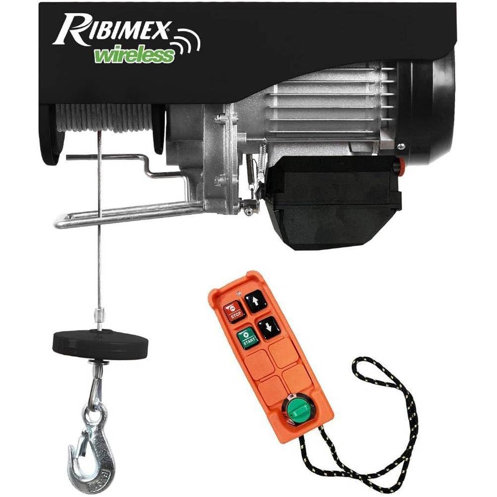 Paranco Elettrico 400/800kg - Telecomando radio - 18 m - Cap. Elevato sollevamento - Pratico ed efficace - D-Work