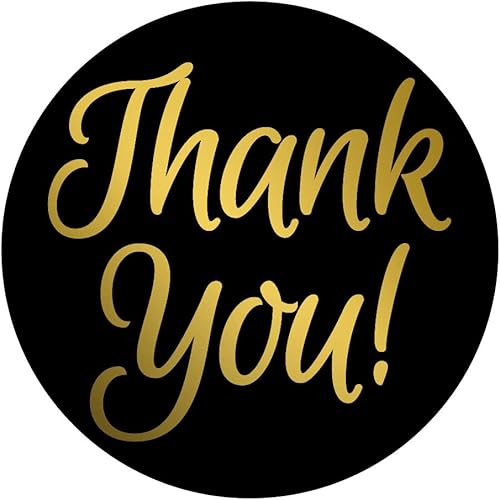 Cosco Calcomanía de agradecimiento, color negro