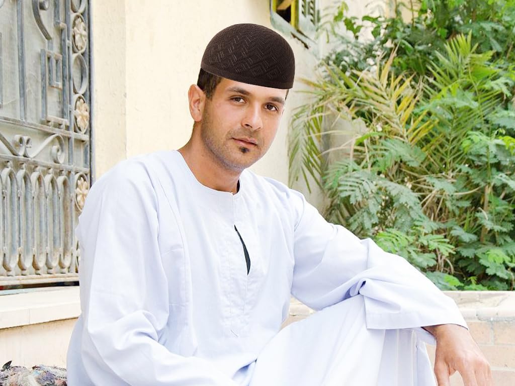 5Pcs Men's Muslim Kufi Hat - Cotton Islam Prayer Cap, Muslim Crochet Hat, Islamic Gift for Ramadan - Image 4