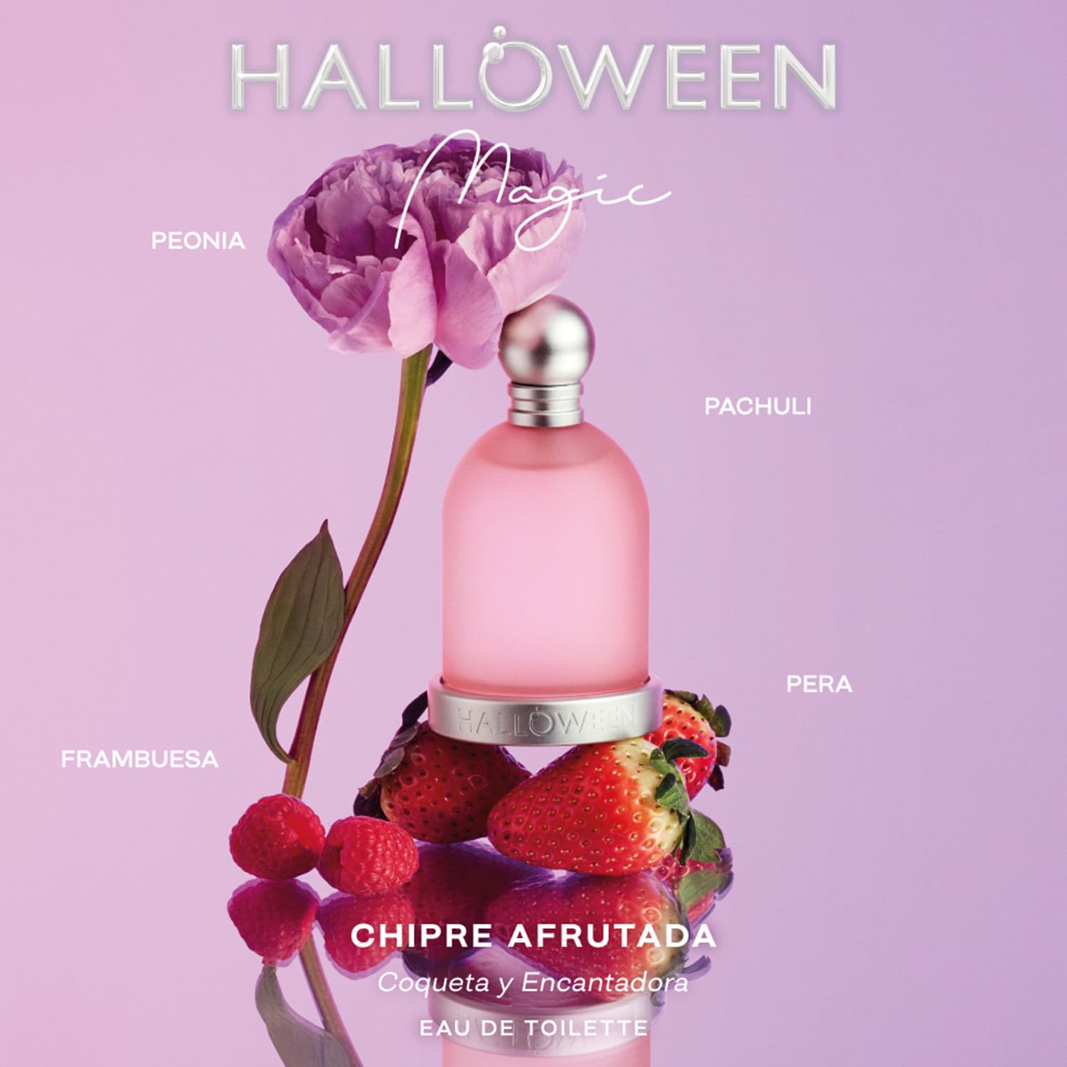 Halloween Magic 100 ml, Eau de Toilette para Mujer, Aroma Chipre Afrutado Oriental, con Vaporizador
