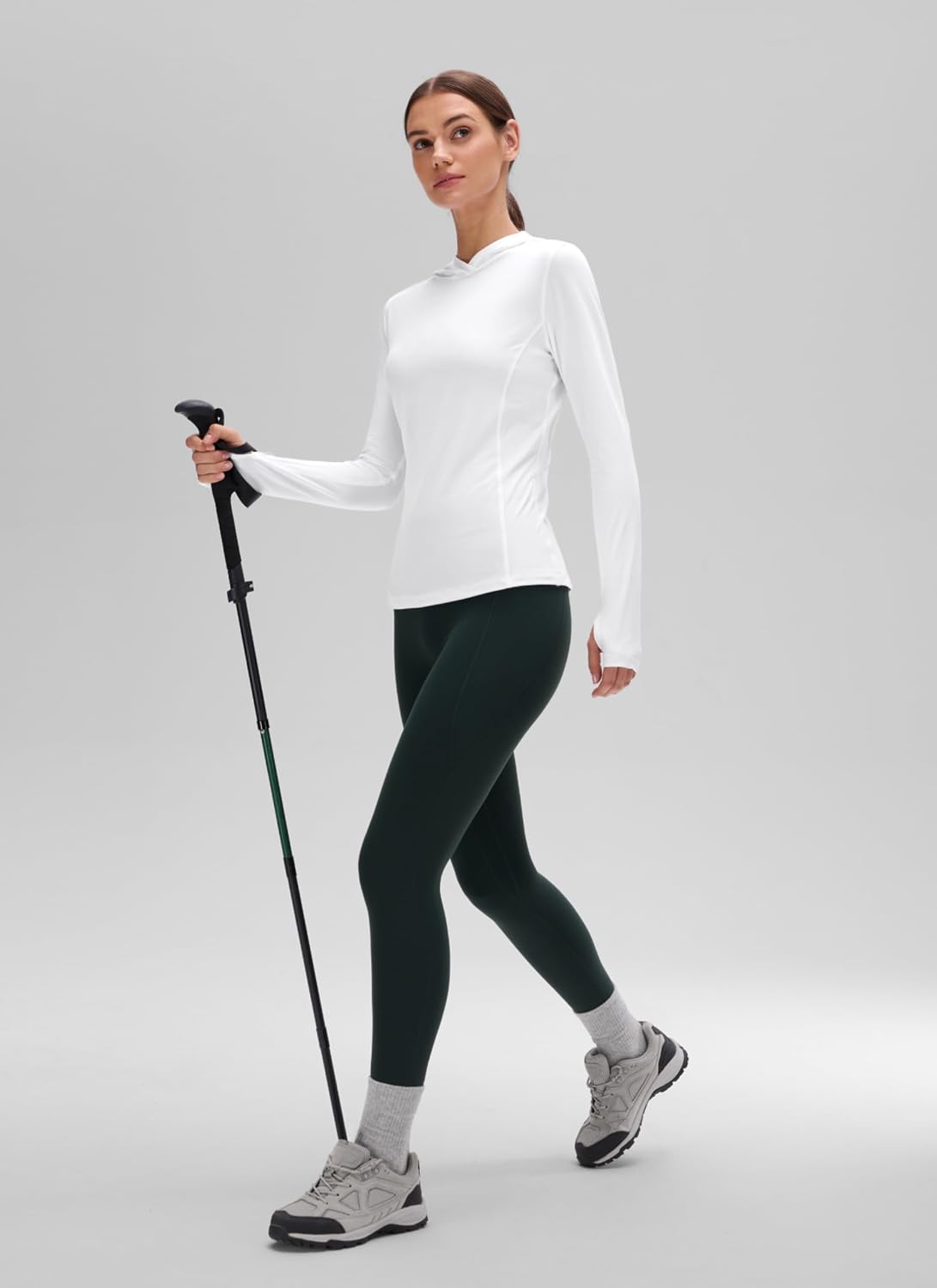 CRZ YOGA UPF 50+ Long Sleeve Hoodie Sun Shirt