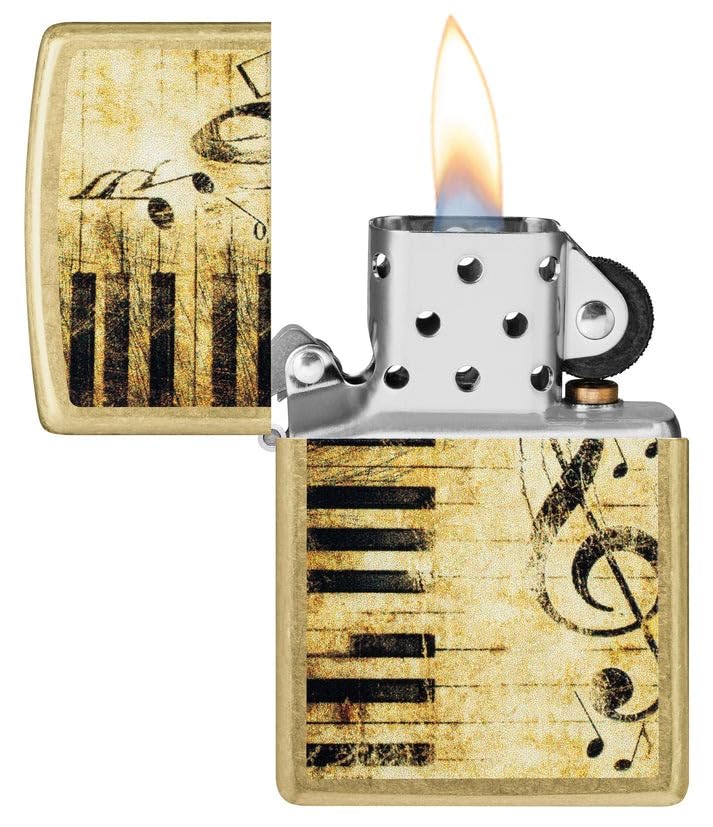 Encendedor Zippo Grabado Personalizado Diseño Treble miniatura 6